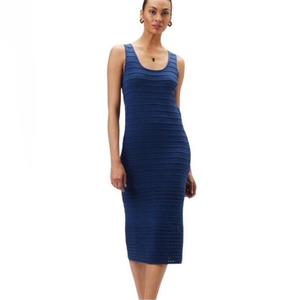 Amour Vert Blue Knit Dress